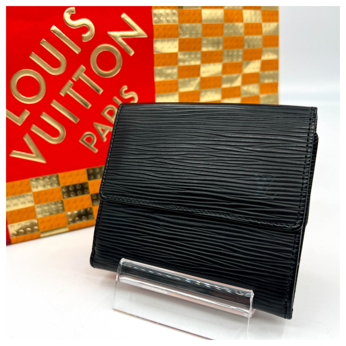 ルイヴィトン LOUIS VUITTON 2つ折り財布 M61663 ポルト モネ・ビエ
