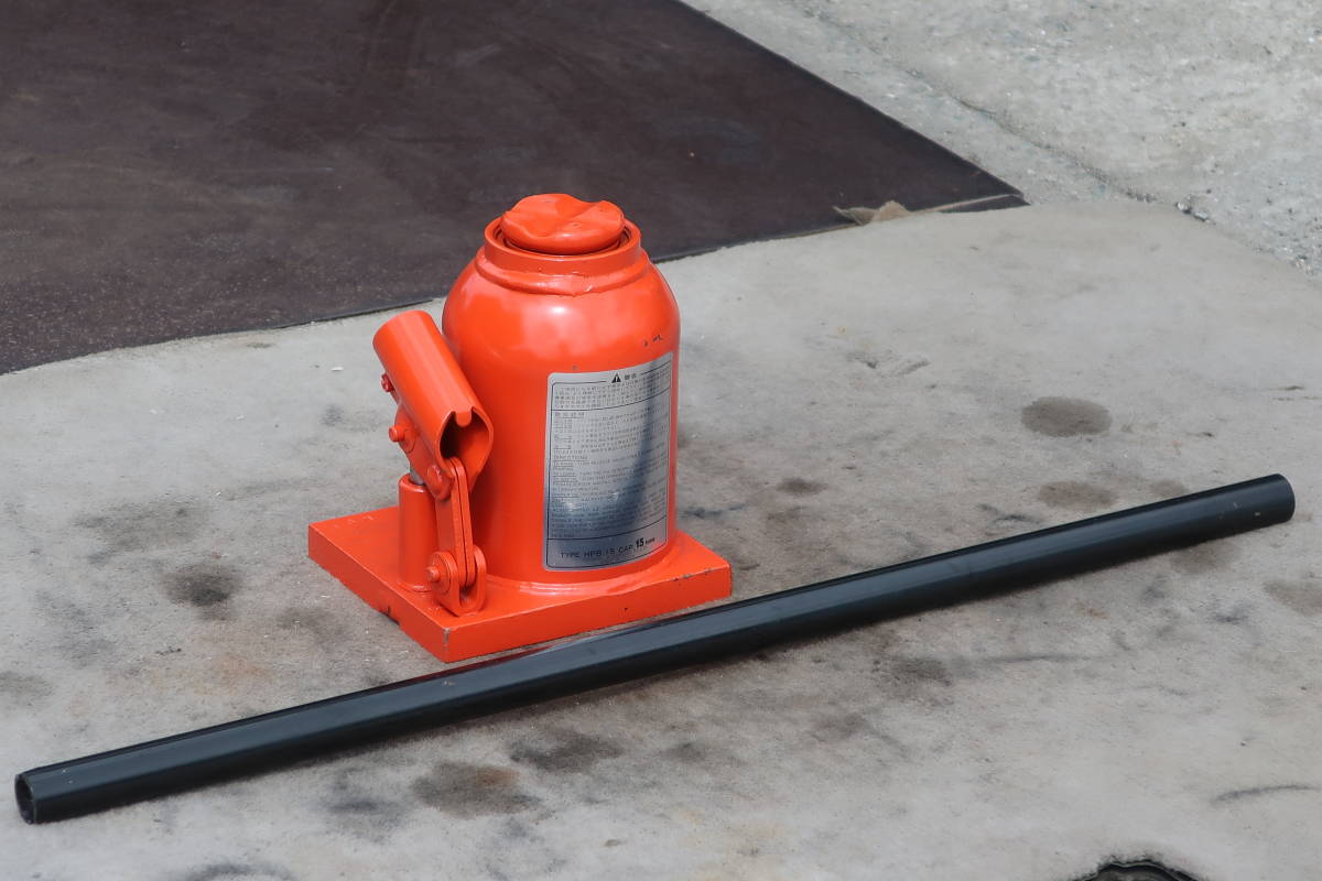 R4 2PG-CYJ77C ISUZU GIGA いすゞ ギガ 4軸低床 10t マサダ製作所 HPB-15 15t 油圧ジャッキ 車載ジャッキ 棒SET 未使用！ 新車降し！ NO33