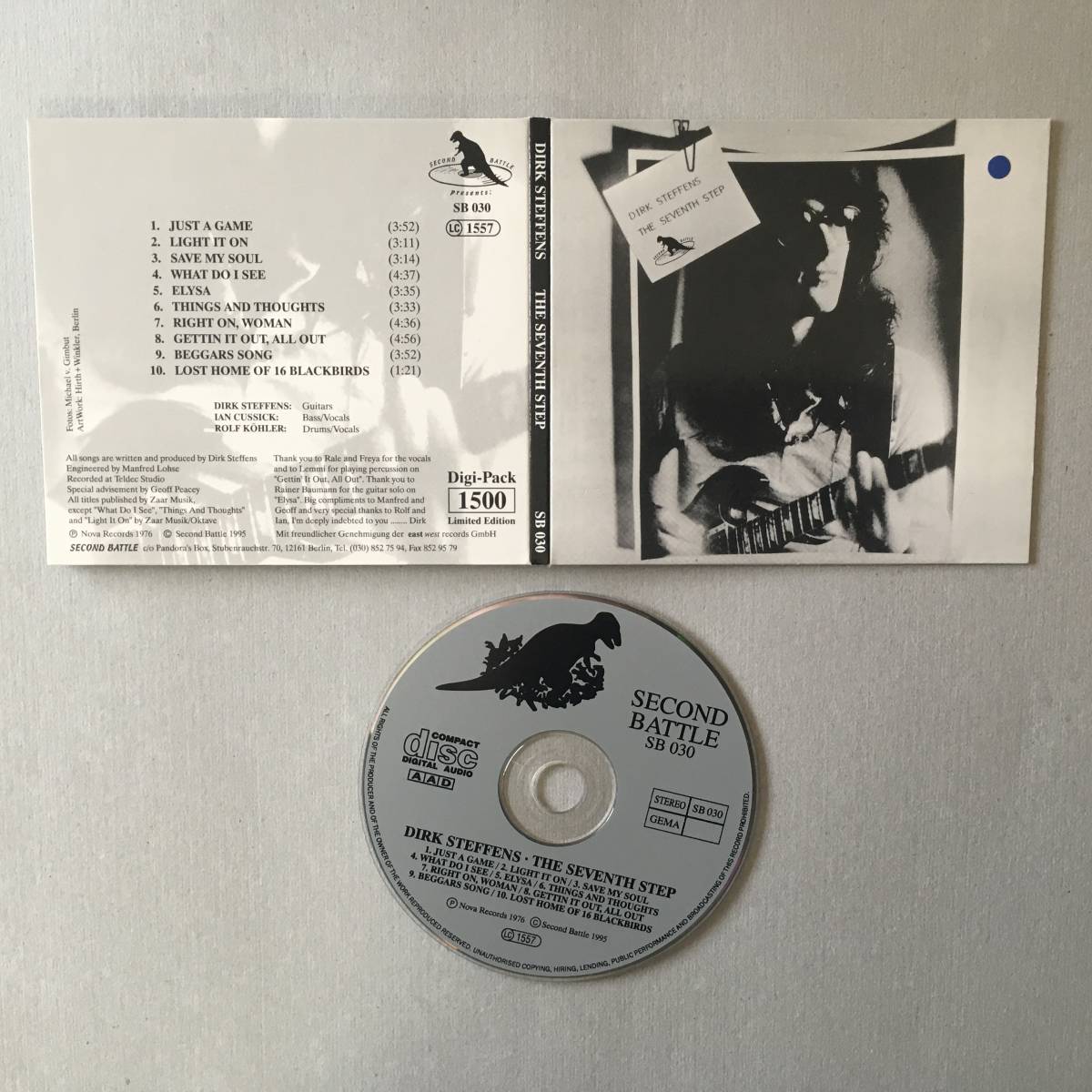 DIRK STEFFENS THE SEVENTH STEP デジパック ドイツ盤