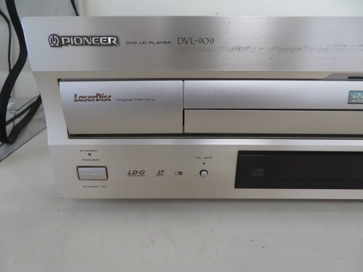 1866/「PIONEER パイオニア DVL-909 DVD LD プレーヤー リモコン付き 