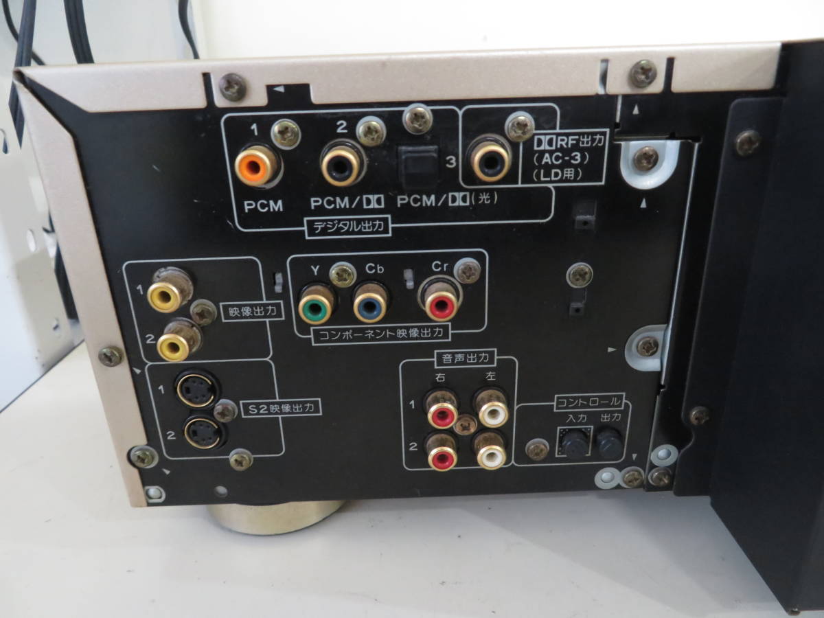 1866/「PIONEER パイオニア DVL-909 DVD LD プレーヤー リモコン付き