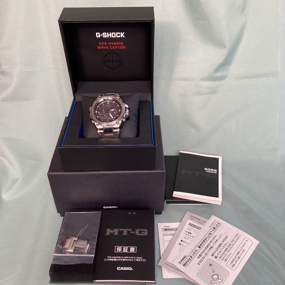 CASIO G-SHOCK Gショック MT-G MTG-S1000D-1A4J中古付属品 購入時付属