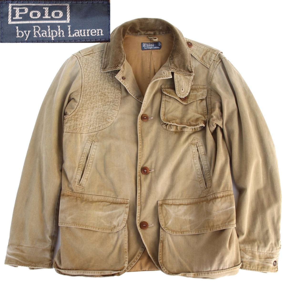 31627)Ralph Lauren ラルフローレン Polo ポロ ヴィンテージ加工 