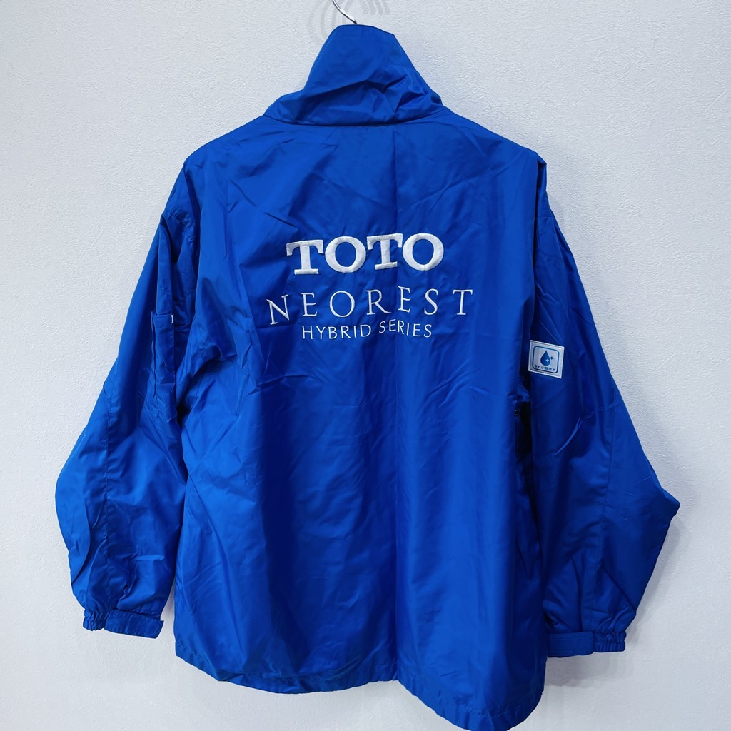 ファン必見　TOTO　NEOREST　ジャケット　上着　フリーサイズ　レア　制服　ユニホーム　社員　従業員　青／ブルー　　G1303