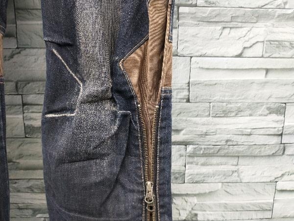 PPFM/ジップ加工デニムパンツ/ダメージ/ジーンズ/L/35-09PO03D PPFM 