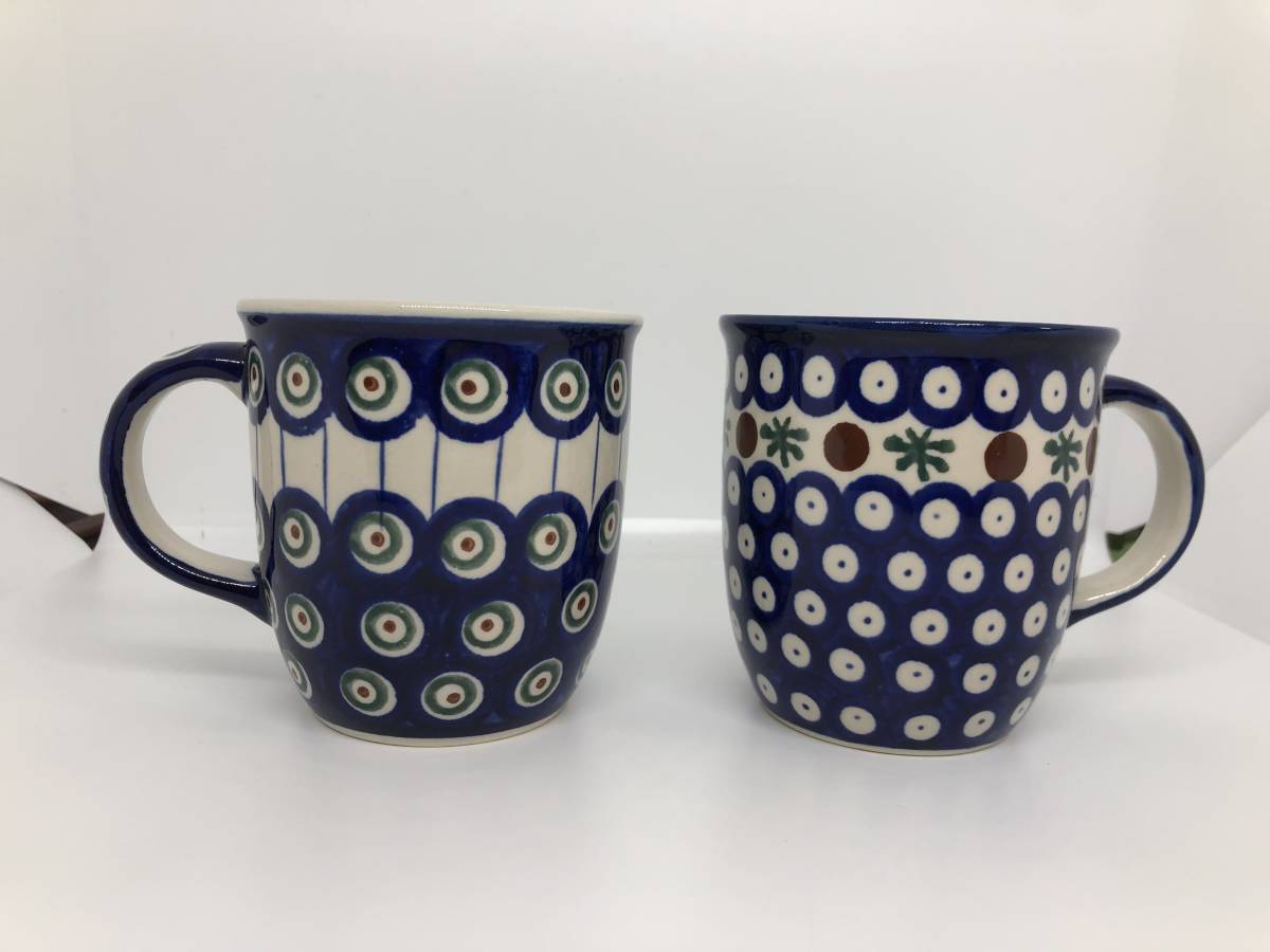  ポーランド食器 マグカップ ２個セット(陶磁製)｜売買されたオークション情報、yahooの商品情報をアーカイブ公開 - オークファン 茶器
