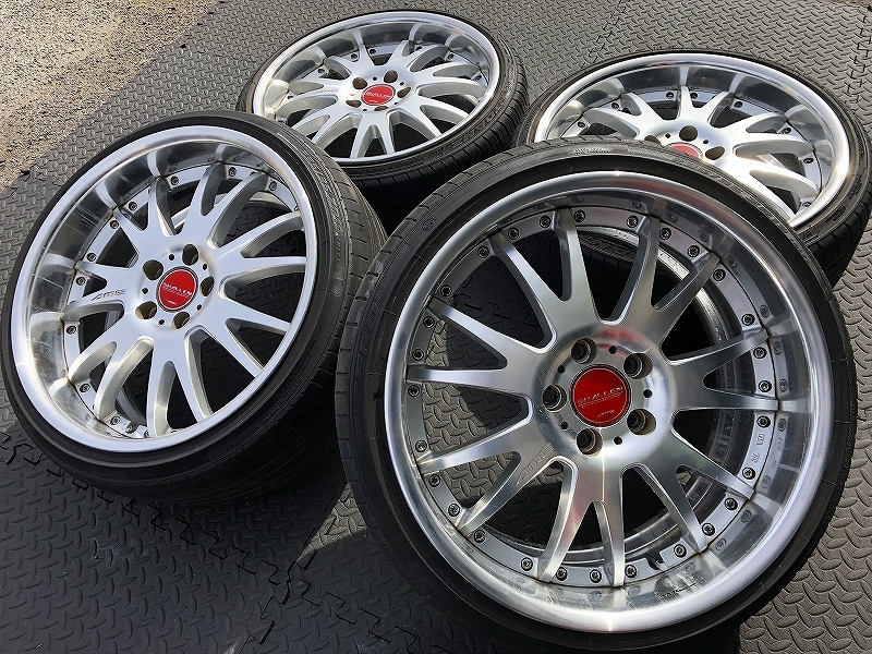 深リム AME シャレン MX 8.5J9.5J 絶版 クラウン マジェスタ カムリ マークＸ アルファード ヴェルファイア オデッセイ エスティマ フーガ AME Yahoo!オークション シャレン シャレン」(19インチ)(タイヤ -シャレン 深リムの中古品・新品