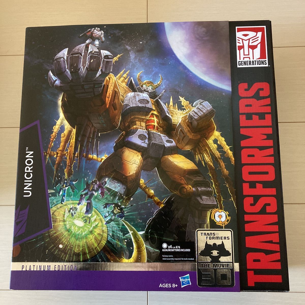 未開封】トランスフォーマー ユニクロン UNICRON PLATINUM EDITION THE  