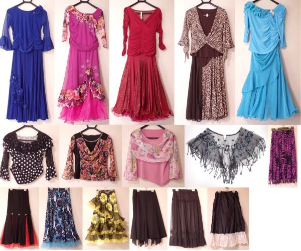 ダンス 衣装 まとめて レディース イチオク Leirena SAMAYO等 社交ダンス