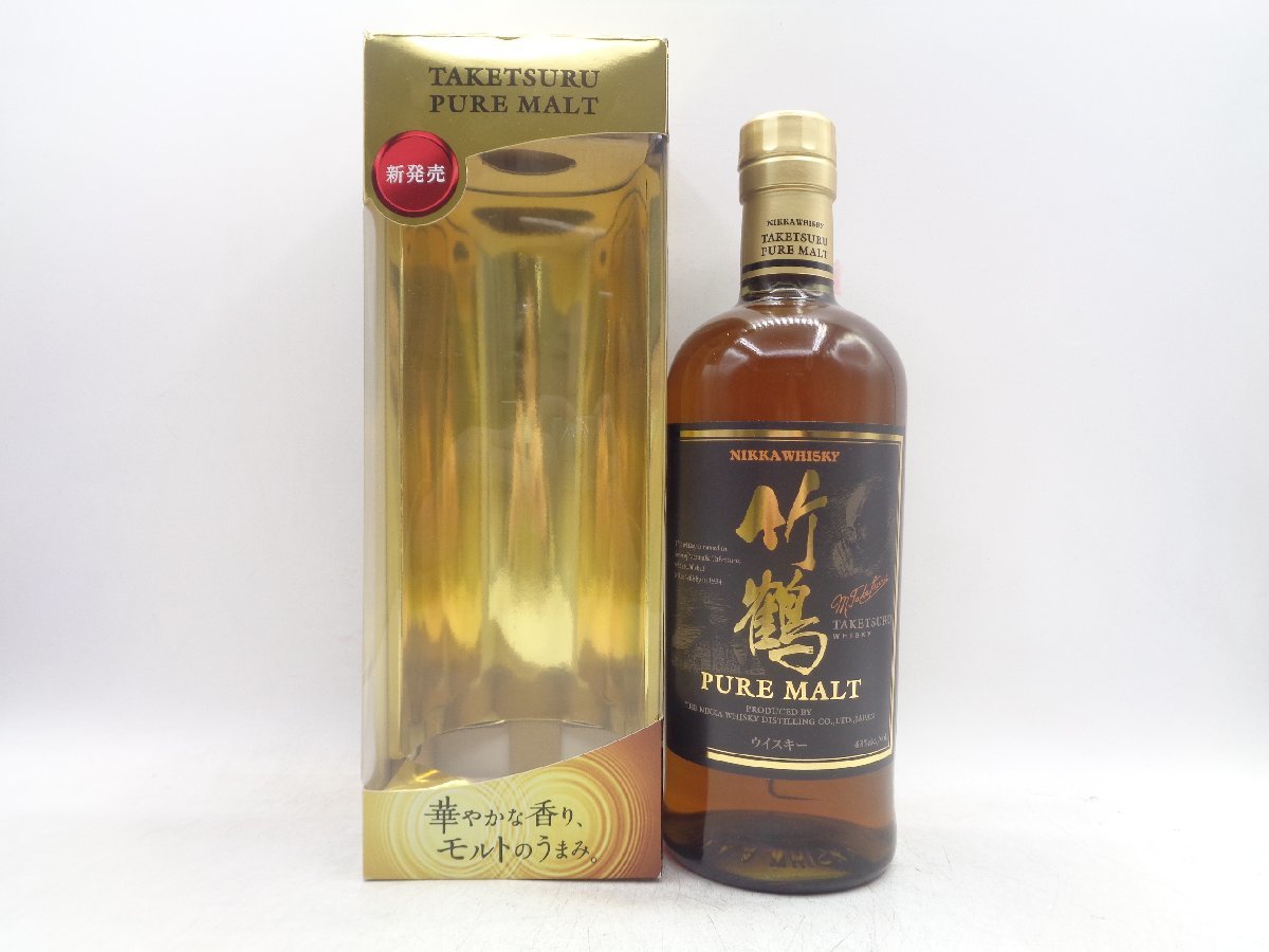 飲料・酒 鶴 ニッカウヰスキー 43度 700ml 箱一部破損