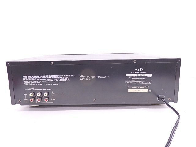 A&D GX-Z6100 カセットデッキ A&D GX-Z6100 – Audiolife － Enjoy your audio life!!