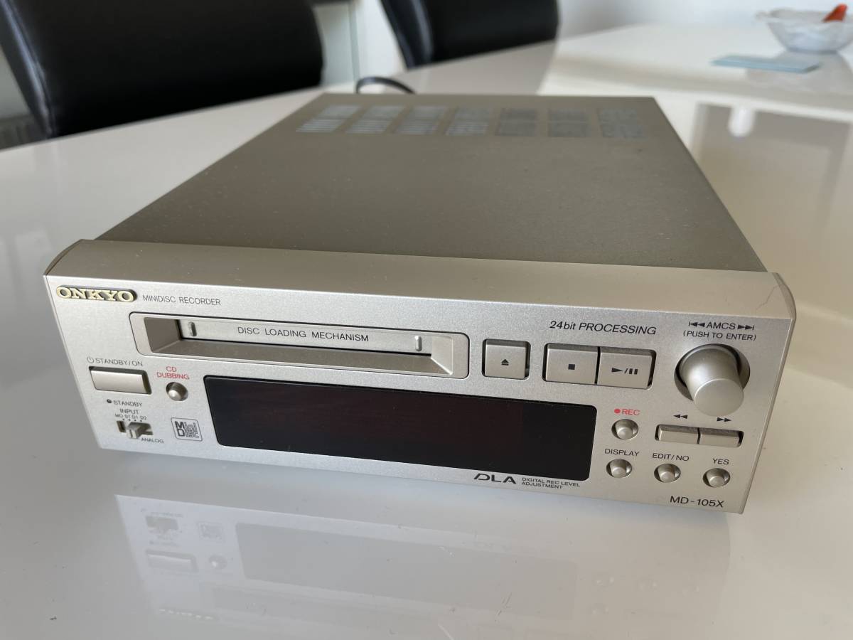 オーディオ機器 【MD再生OK】ONKYO MD-105TX MDプレーヤー