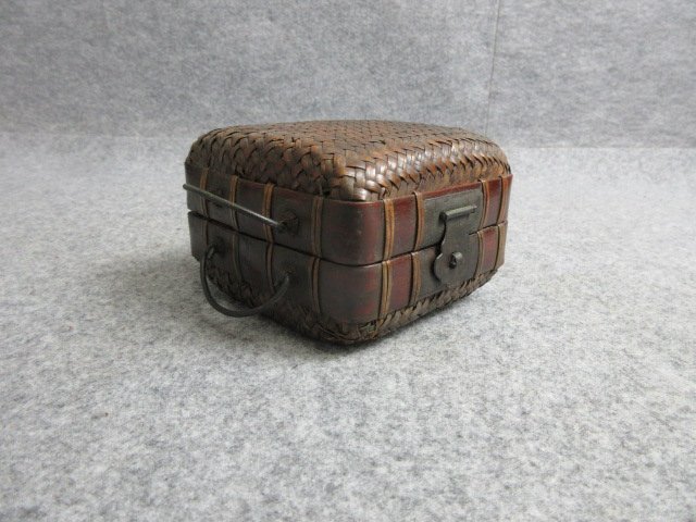 日本製】竹細工リュック アンティーク 希少！！工芸品 竹手提げかご