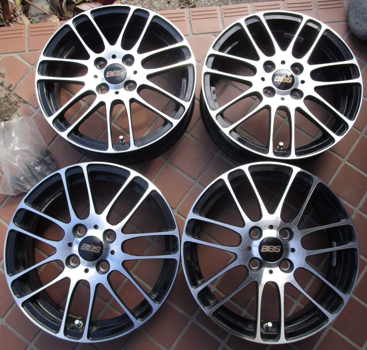 鍛造 BBS RE-L2 RE 5059 15インチ 4.5J 4穴 PCD100 オフセット+45 4本