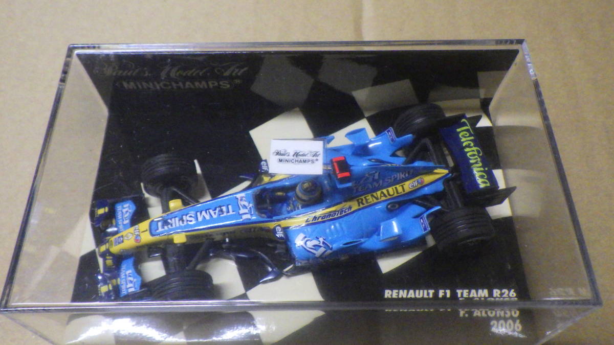 ミニチャンプス PMA 1/43 RENAULT ルノー F1 TEAM R26 2006#1 F
