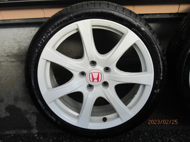 ☆美品 シビック タイプR FD2 純正18インチホイール 4本セット 225 