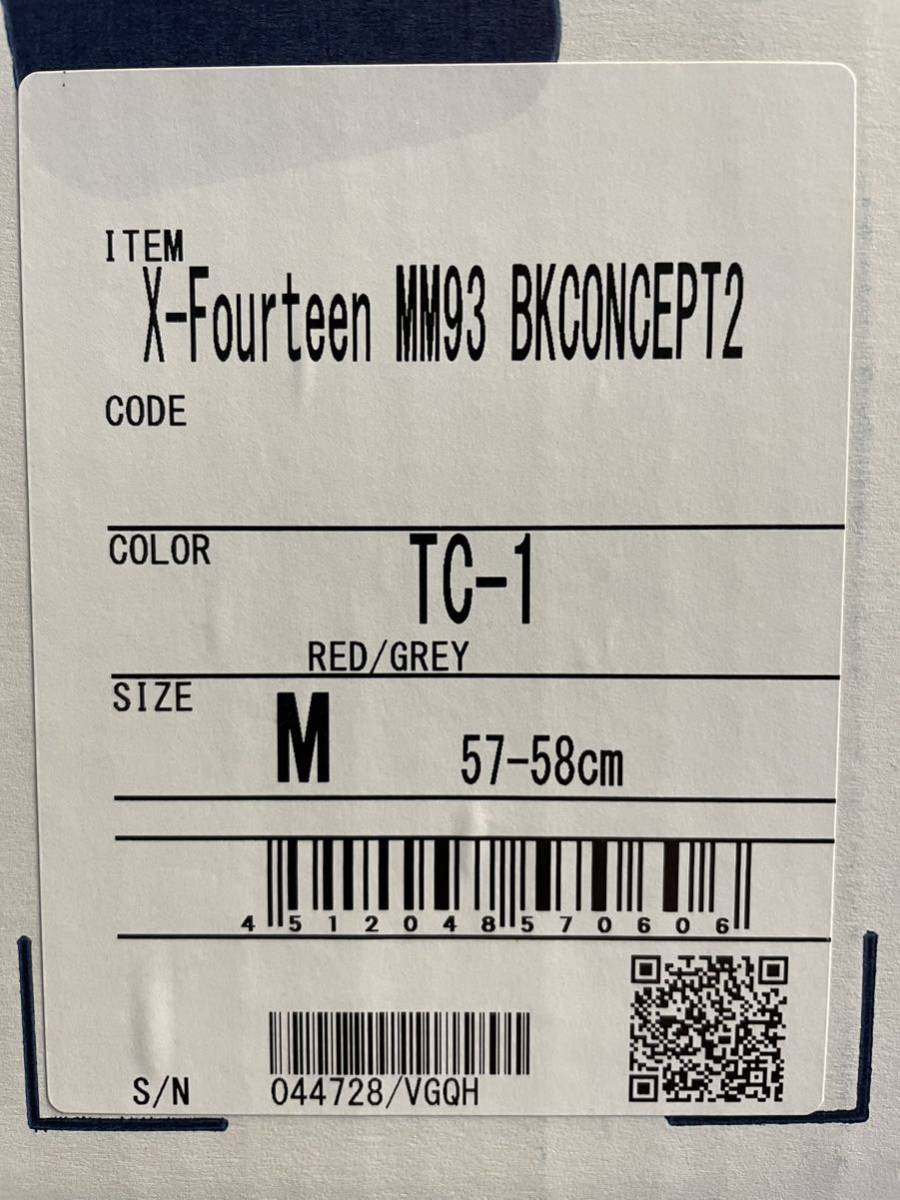 新品未使用】SHOEI X-Fourteen MM93 BLACK CONCEPT 2.0 Mサイズ(M