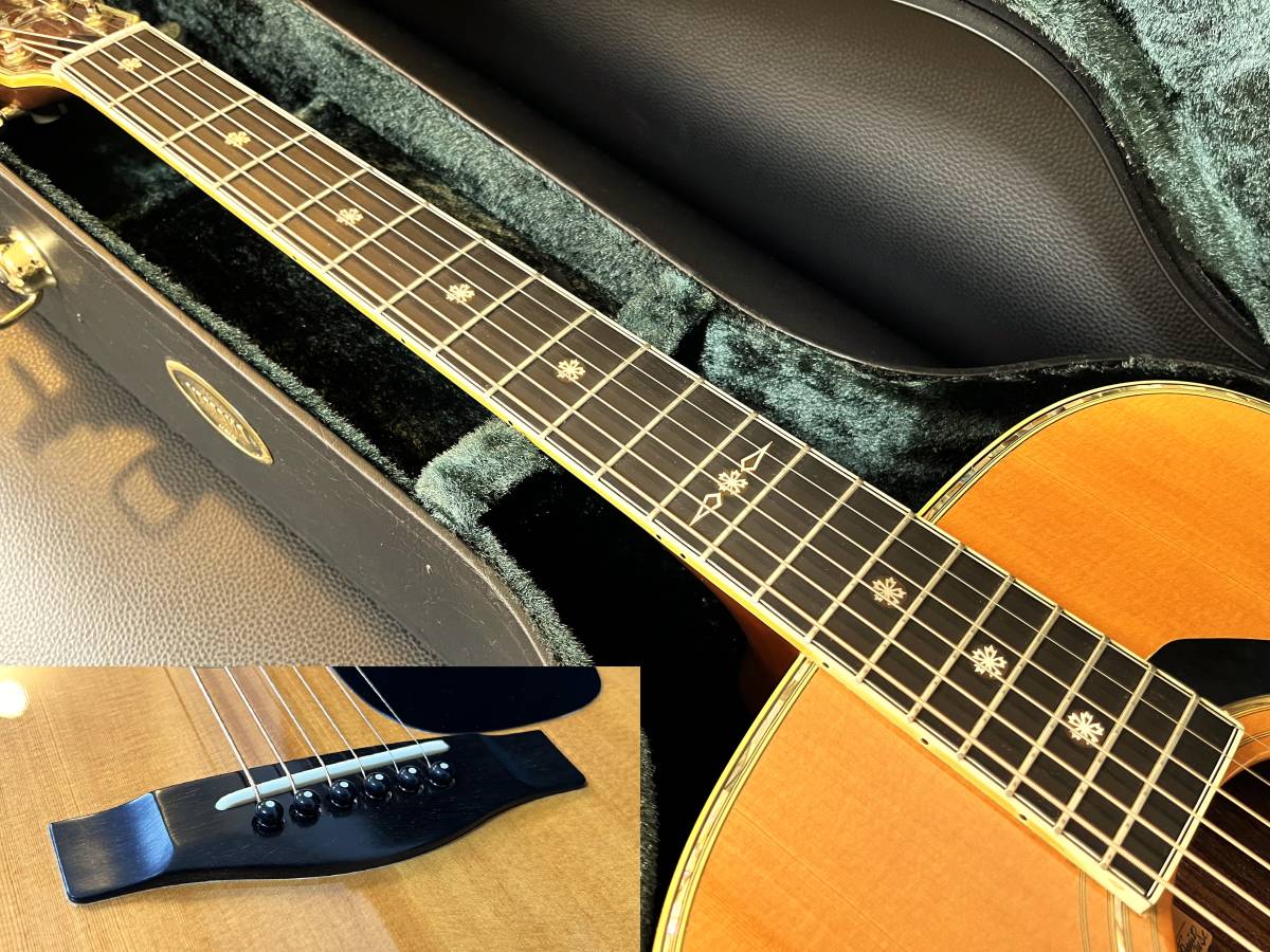 ☆YAMAHA LL-33J 総単板 エレアコ仕様 至極の逸品 純正ハードケース付 