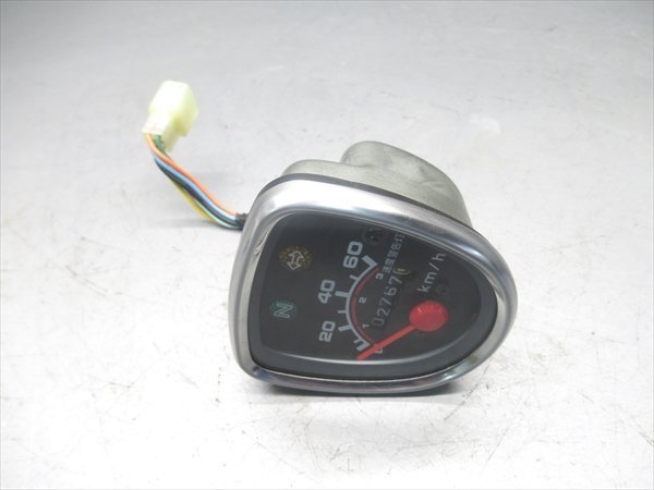 J3R4-1122 ホンダ スーパーカブ C50 実動 スピード メーター 【AA01-180～ FIモデル 3速セル無し】