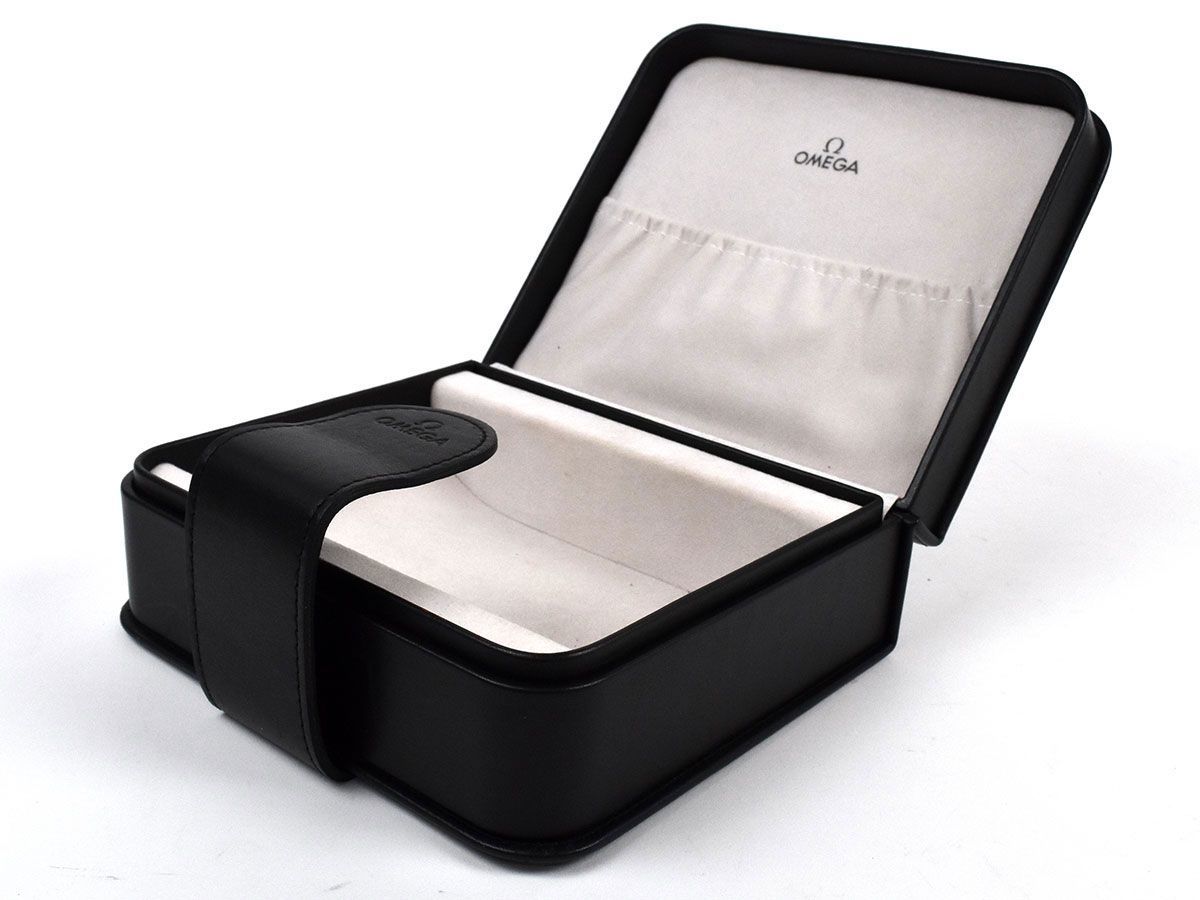 OMEGA オメガ BOX 時計ケース 空箱14個 142774〇美品 OMEGA オメガ ケースのみ ブラック 黒 レザー 革 箱 空き