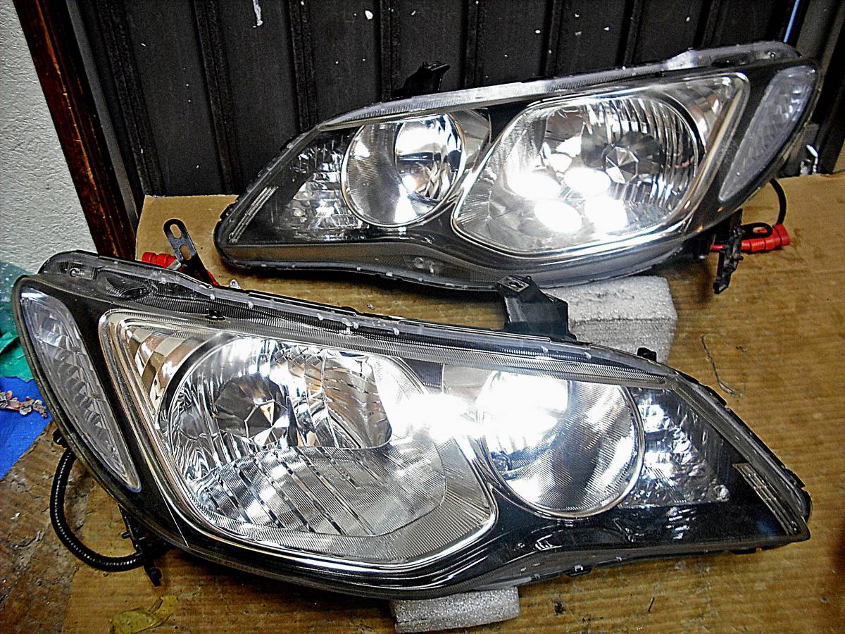 ホンダ純正 FD1 FD2 FD シビック タイプR 前期 HIDヘッドライト左右