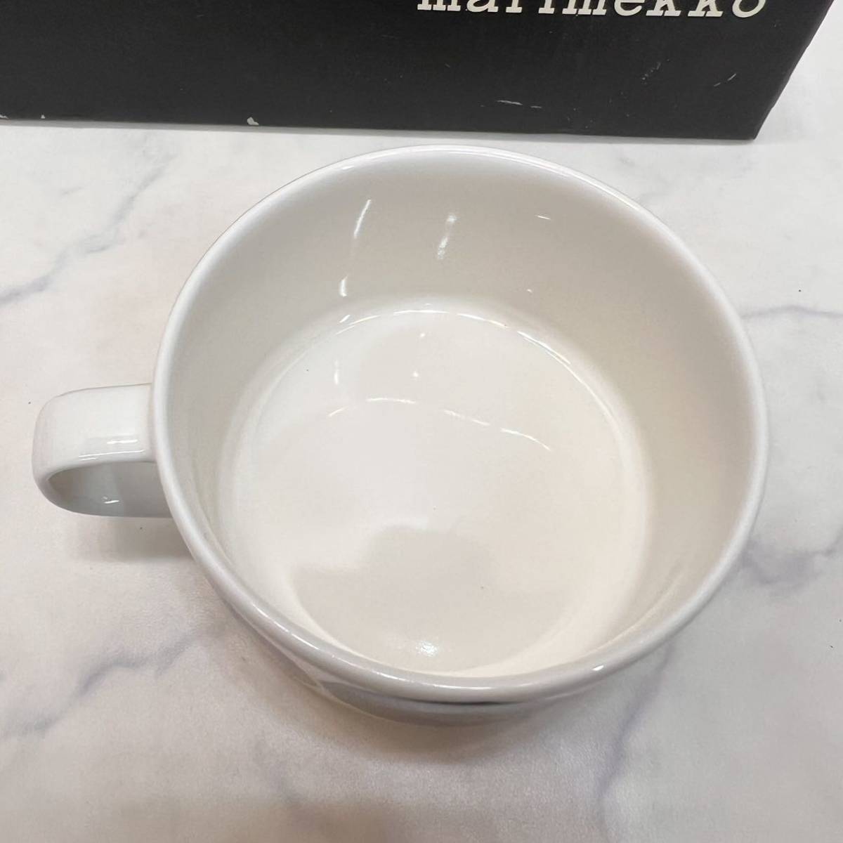 ① 新品 未使用 ペア marimekko for Finnair Kivet ティーカップ 2客