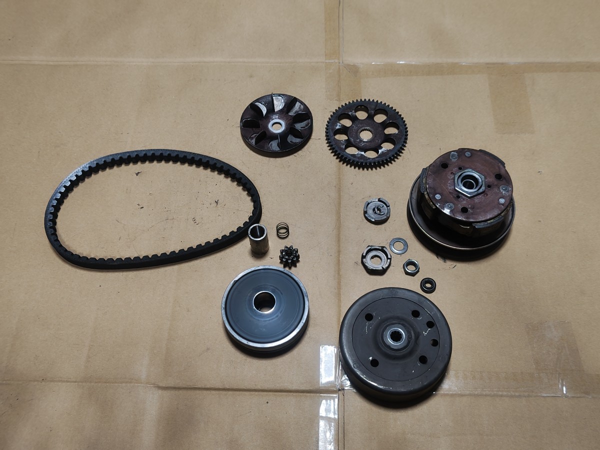 A-208 ca1ea CA1EA suzuki スズキ セピア　SEPIA　2スト　ベルト　クラッチ　プーリー　駆動系一式　