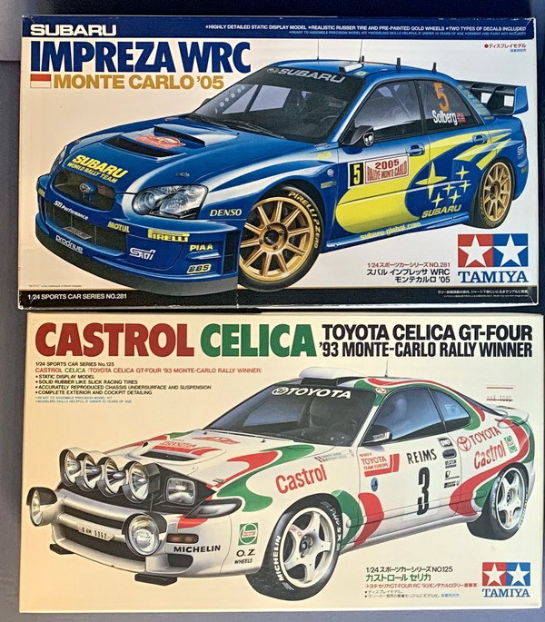 タミヤ 1/24 スバル インプレッサ WRC モンテカルロ 