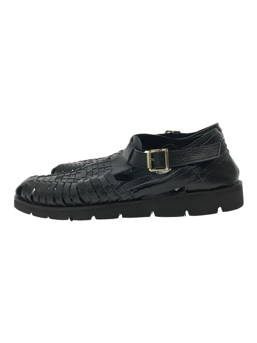 Steven Alan◇GURKHA LEATHER SANDALS/サンダル/43/BLK/レザー Steven