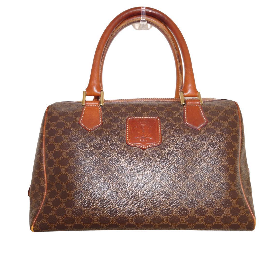 CELINE ハンドバッグ マカダム ミニボストン CELINE ハンドバッグ