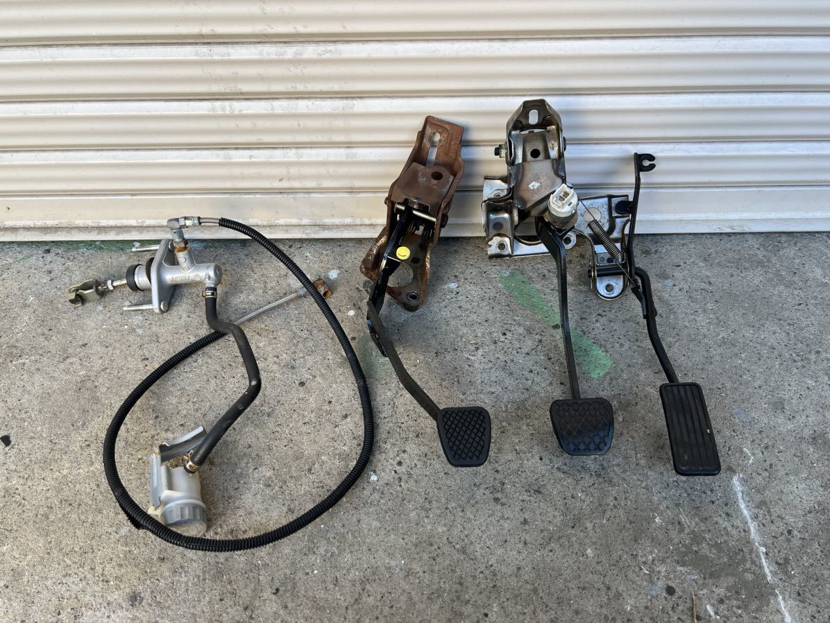 【送料無料】HONDA ホンダ CR-X CRX EF8 B16B アクセルべダル ブレーキペダル クラッチペダル ペダル類 セット