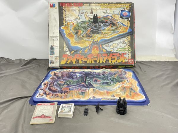 未使用 バンダイ ファイヤーボールアイランド 立体ボード 当時物 ボードゲーム T008-Y24-432 BANDAI バンダイ FIRE BALL ISLAND ファイヤーボール