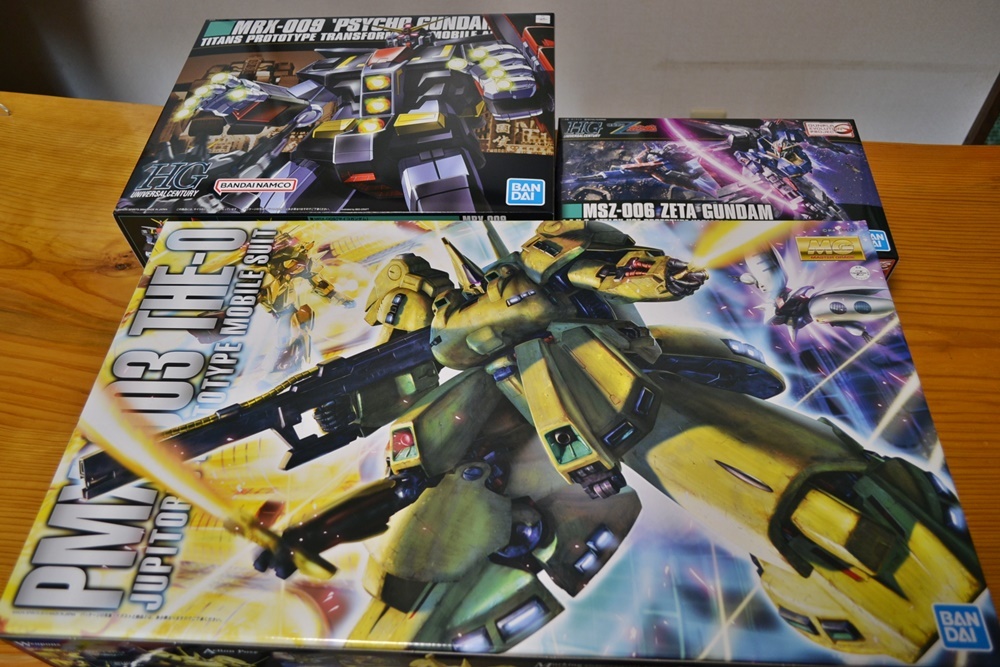 MG 1/100 PMX-003 ジ・O 1/144 HGUC サイコガンダム 1/144 HGUC Z