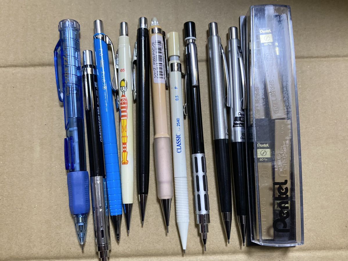 シャープペン ボールペン 大量 廃番 廃盤 ぺんてる rotring uni niji