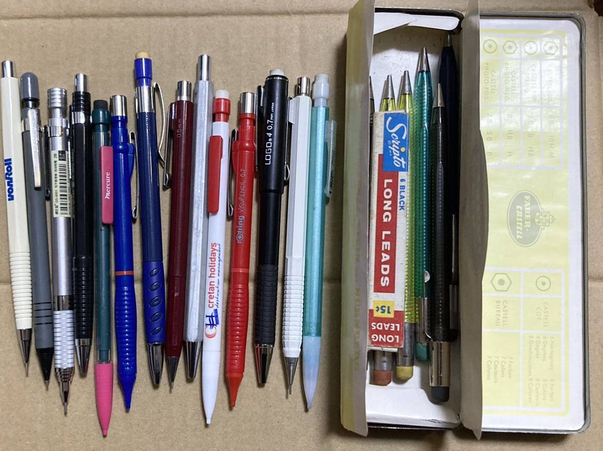 シャープペン ボールペン 大量 廃番 廃盤 ぺんてる rotring uni niji