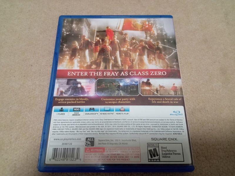 PS4 ファイナルファンタジー 零式 HD 海外版 中古 HD 零式 ファイナル