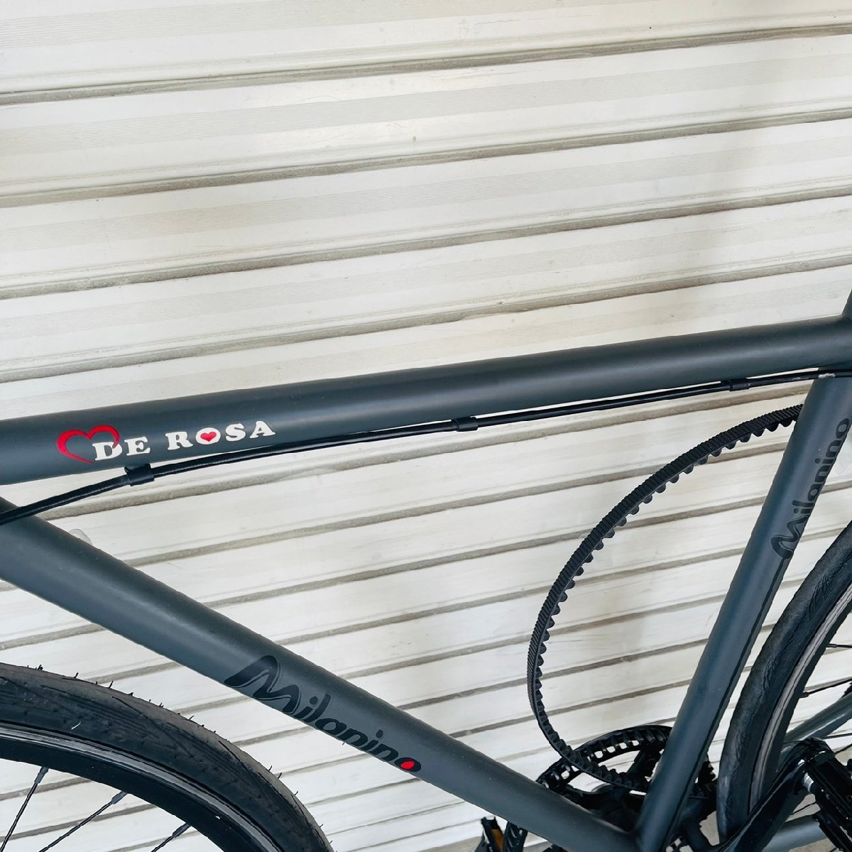 SH030318 【直取り限定品】 De rosa milanino デローザ ミラニーノ ベルトドライブ 700×25C 内装３速 SL-S30 クロスバイク 現状品_5