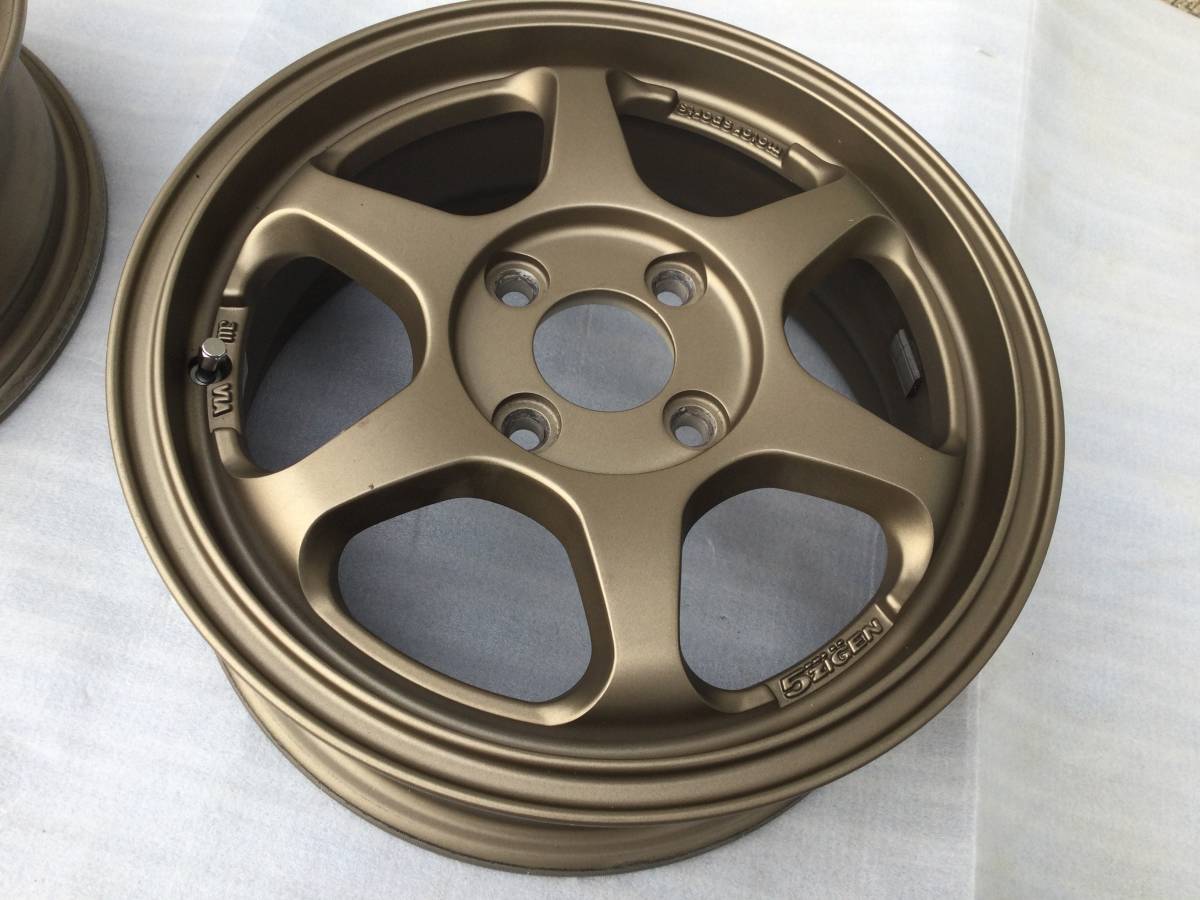 中古美品】5ZIGEN 5次元 PRO RACER GN+ プロレーサー 14インチ 5J +45 