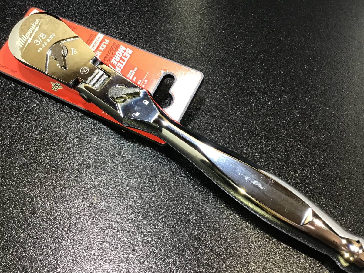 ミルウォーキー、Milwaukee、新品未使用、3/8、ロッキングフレックスヘッド、90ギア、最新型、日本で入手できるのはここだけの超激レア