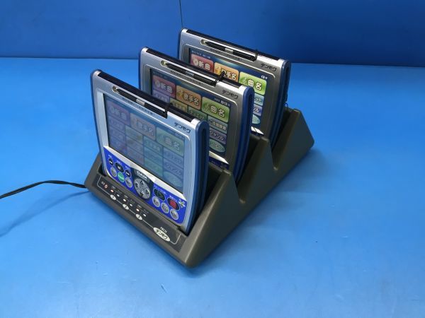 1【 第一興商 】デンモク 3台セット カラオケ機器 3連充電器おまけ