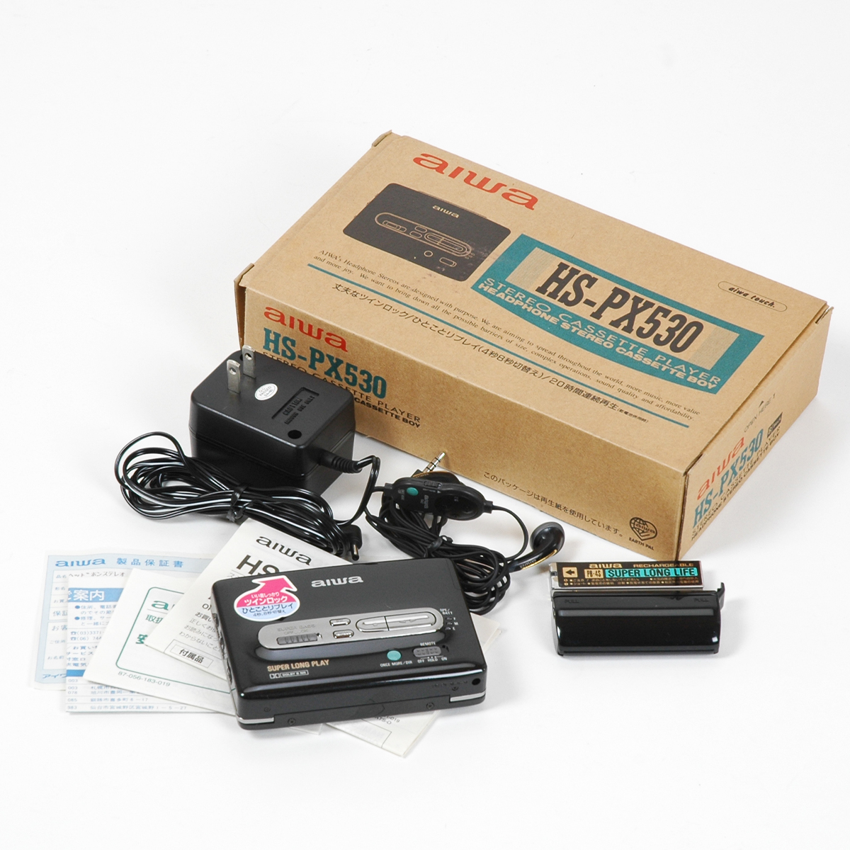 aiwa ステレオ カセットプレーヤー HS-PX530 【公式通販】