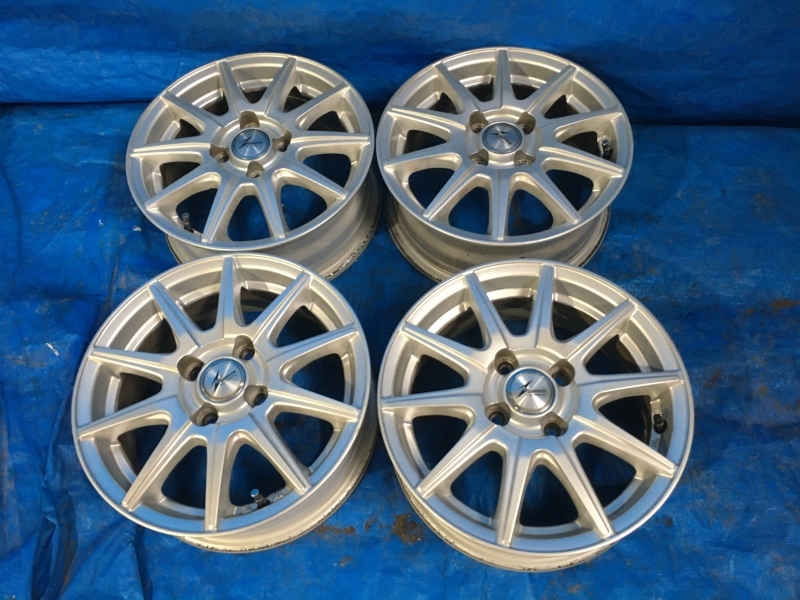 ZEPHYR 14×5.5J +38 4H-100PCD ヴィッツ/パッソ/アクア/カローラフィールダー/ノート/キューブ 等に