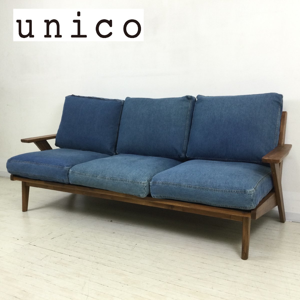 unico ソファ SWELLA 激安！）ダイニングテーブル付き‼︎3点セット