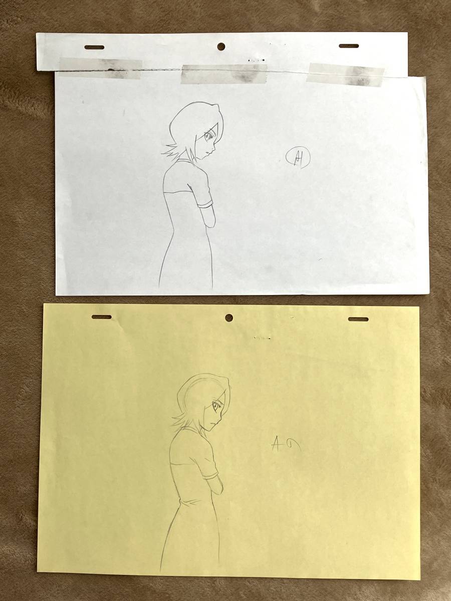 ブリーチ 直筆 原画 一護／アニメ セル画 Anime Genga Cel ブリーチ 原画 6枚セット ルキア genga ／セル画 Cel(は行)｜売買され
