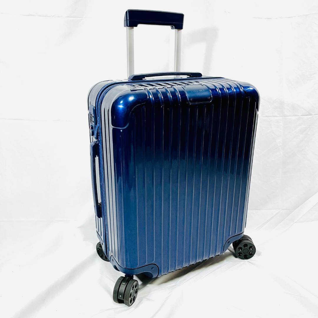 美品✨ RIMOWA サルサ 110L ブルー 大容量 トランク エッセンシャル 現行モデル RIMOWA リモワ Essential Cabin エッセンシャル キャビン S