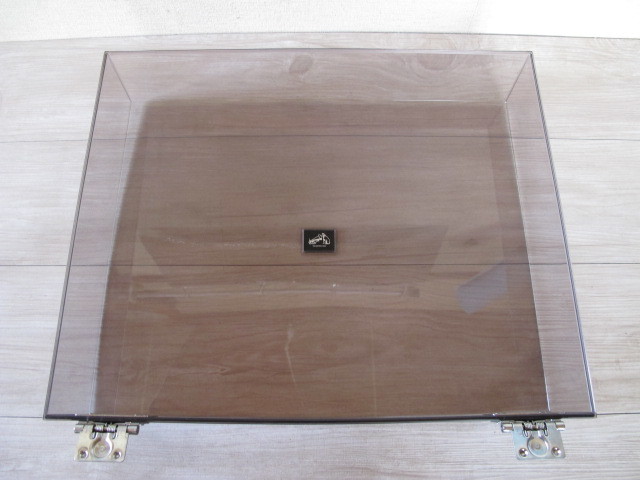 【中古品】Victor・ビクター＊SRP-B22用「ダストカバー」ロゴプレート・ヒンジ・受け＊ターンテーブル・パーツ・部品_4