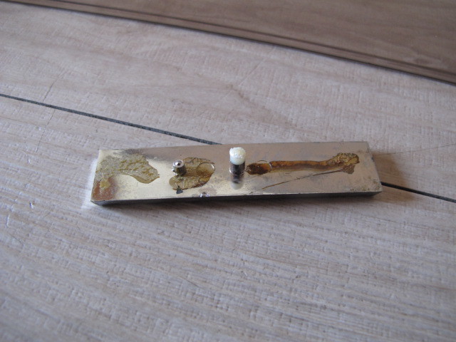 【中古品】Victor・ビクター＊SRP-B22用「ダストカバー」ロゴプレート・ヒンジ・受け＊ターンテーブル・パーツ・部品_8