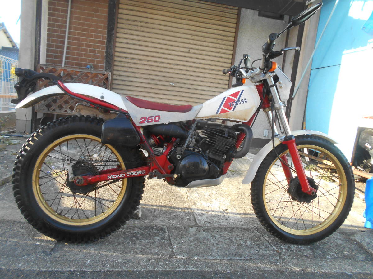 YAMAHA 振り向い TY250スコティッシュ53y 38v仕様始動可能 