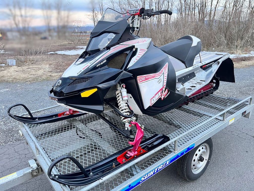 青森発 2011 LYNX RAVE600RS レーサー 上物 リンクス ski-doo MXZ同型 