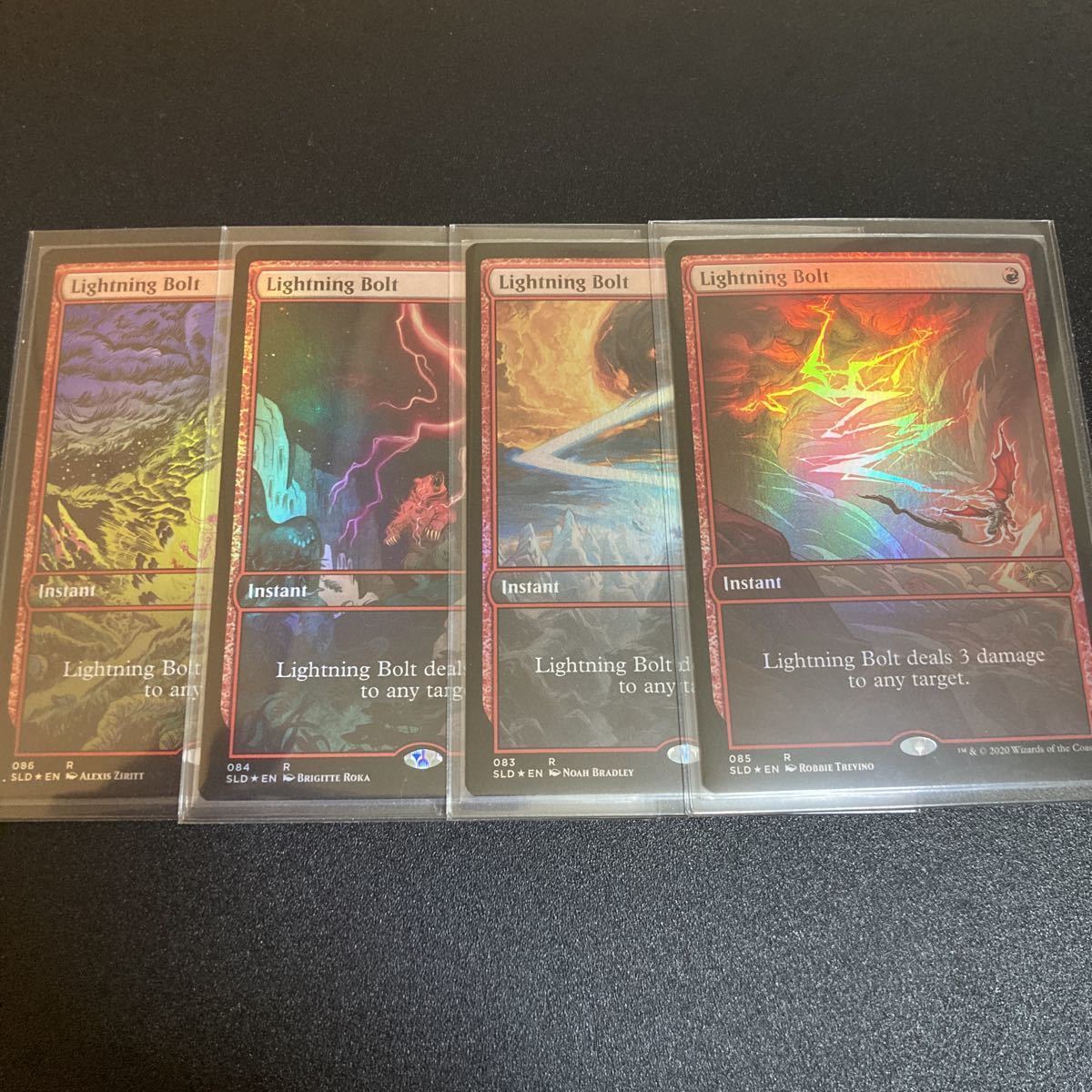 稲妻 foil Lightning Bolt 4枚セット
